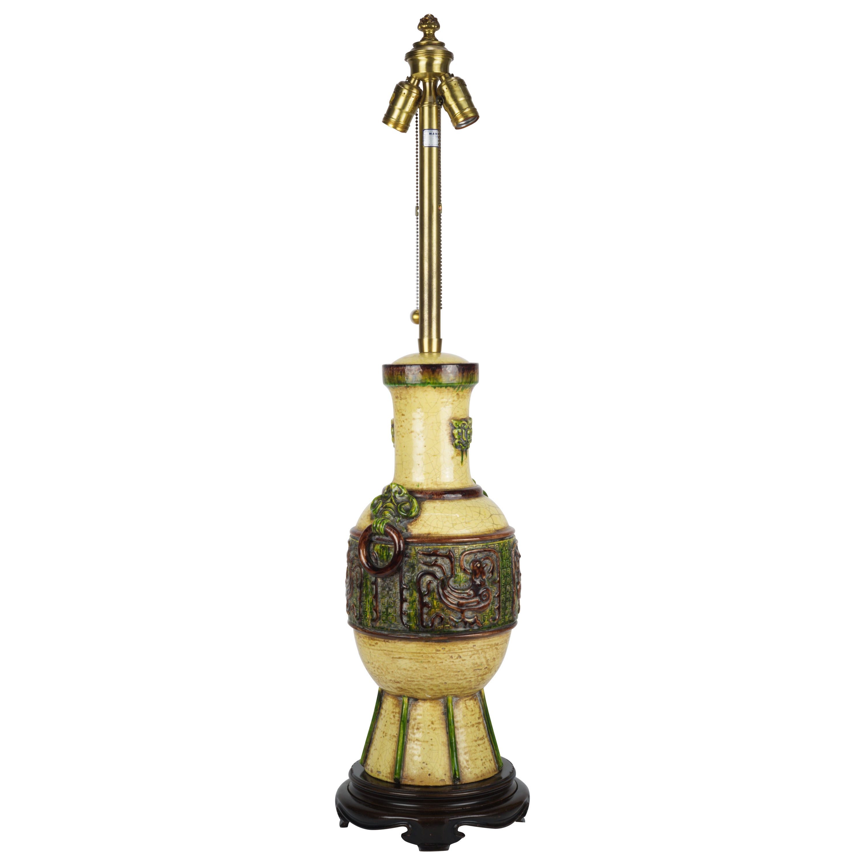 Zaccagnini for Marbro lampe de table Asian Style Italy Midcentury Modern