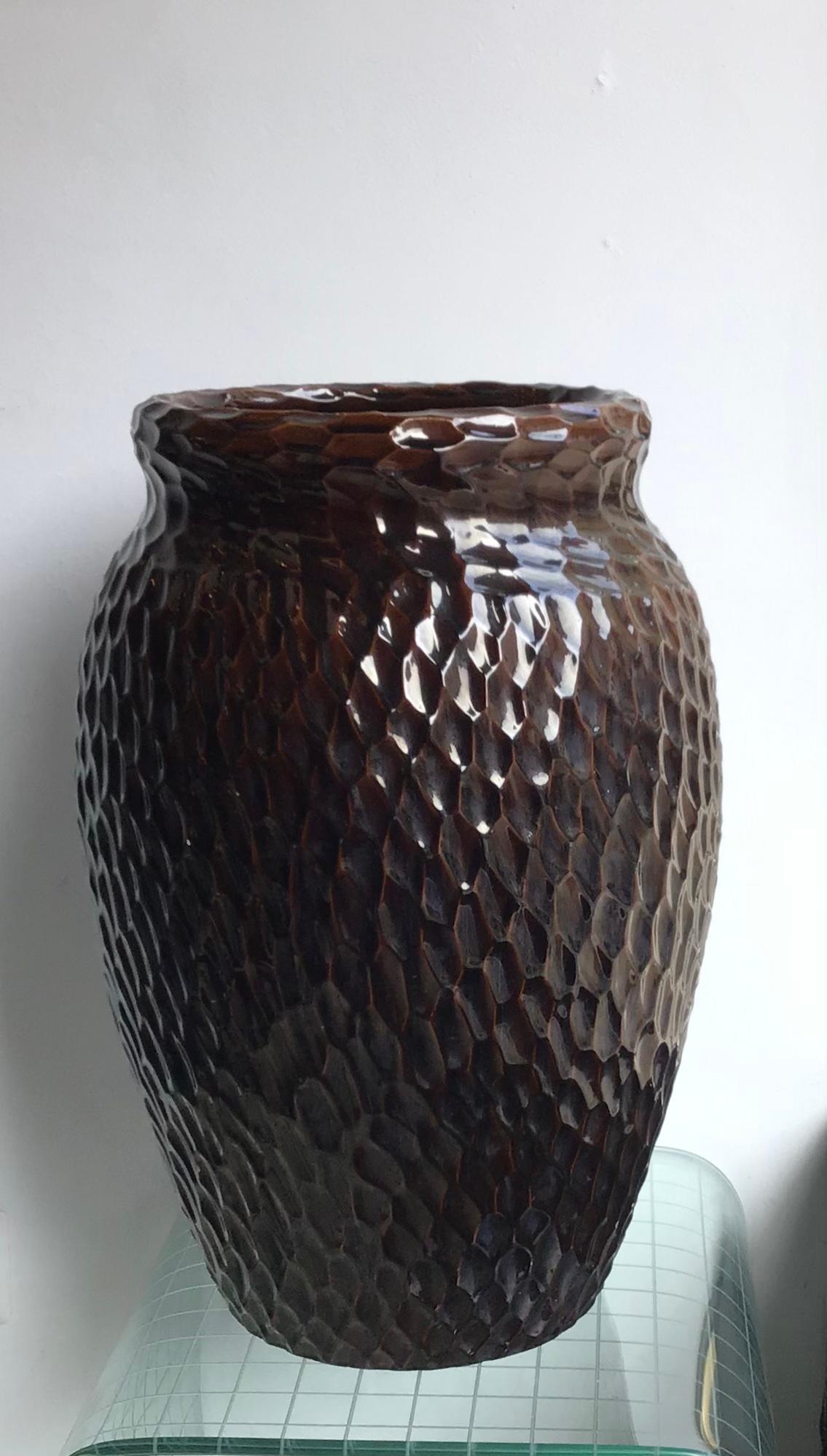 Italian Zaccagnini Vase Ceramic, 1950, Italy
