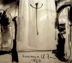 "Reckoning" (FRAMED) Abstract Lithograph 8" x 10" in (1964) by Zaccaria Zeini