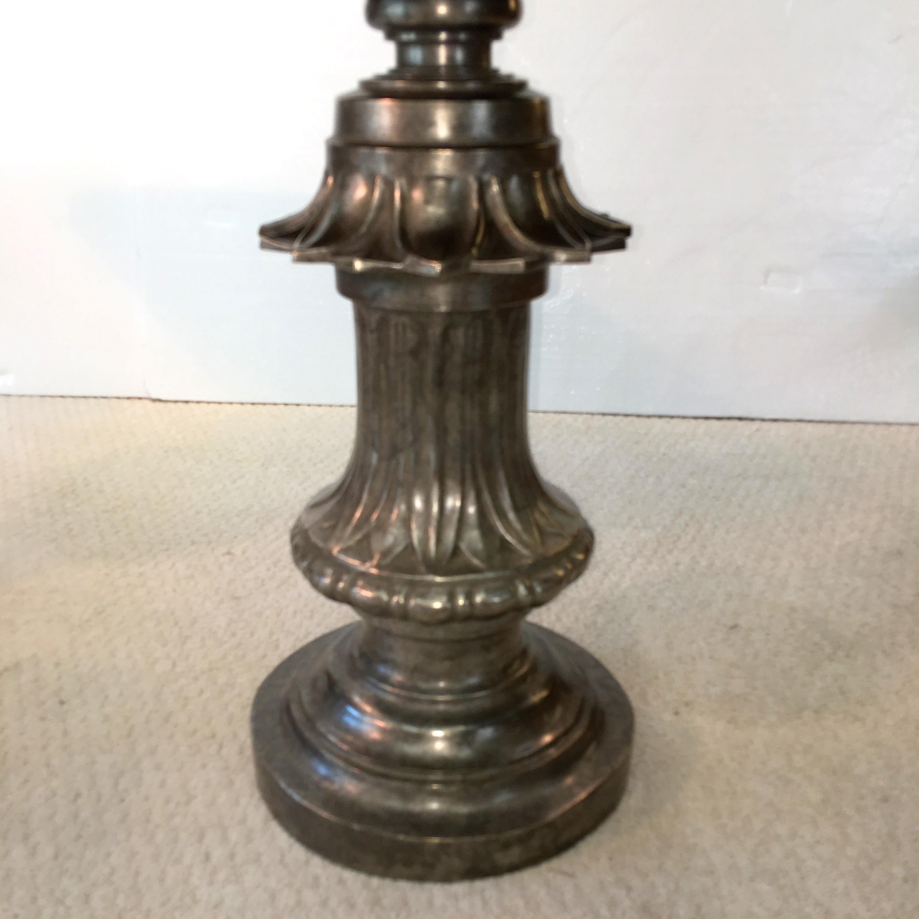 Old Boston Street Lamp Post Table in Solid Bronze by Zach Gabbard For Sale 7