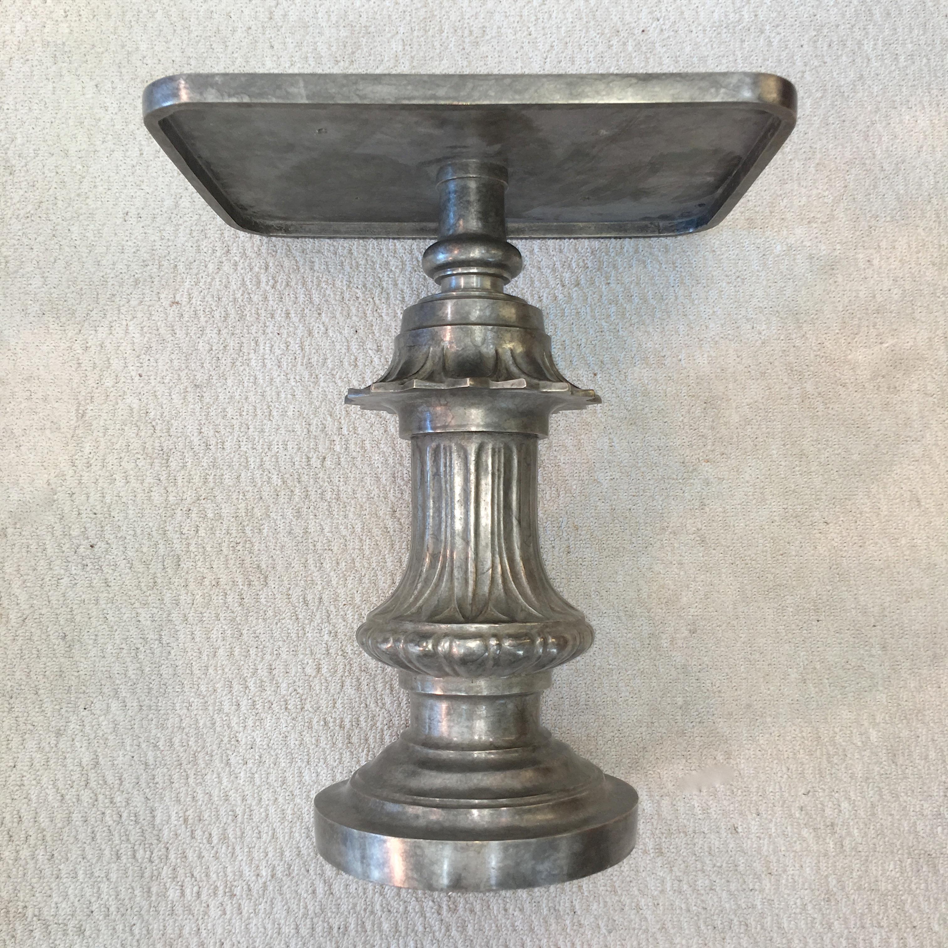 Table d'appoint en bronze massif Old Boston Street Lamp de Zach Gabbard 11