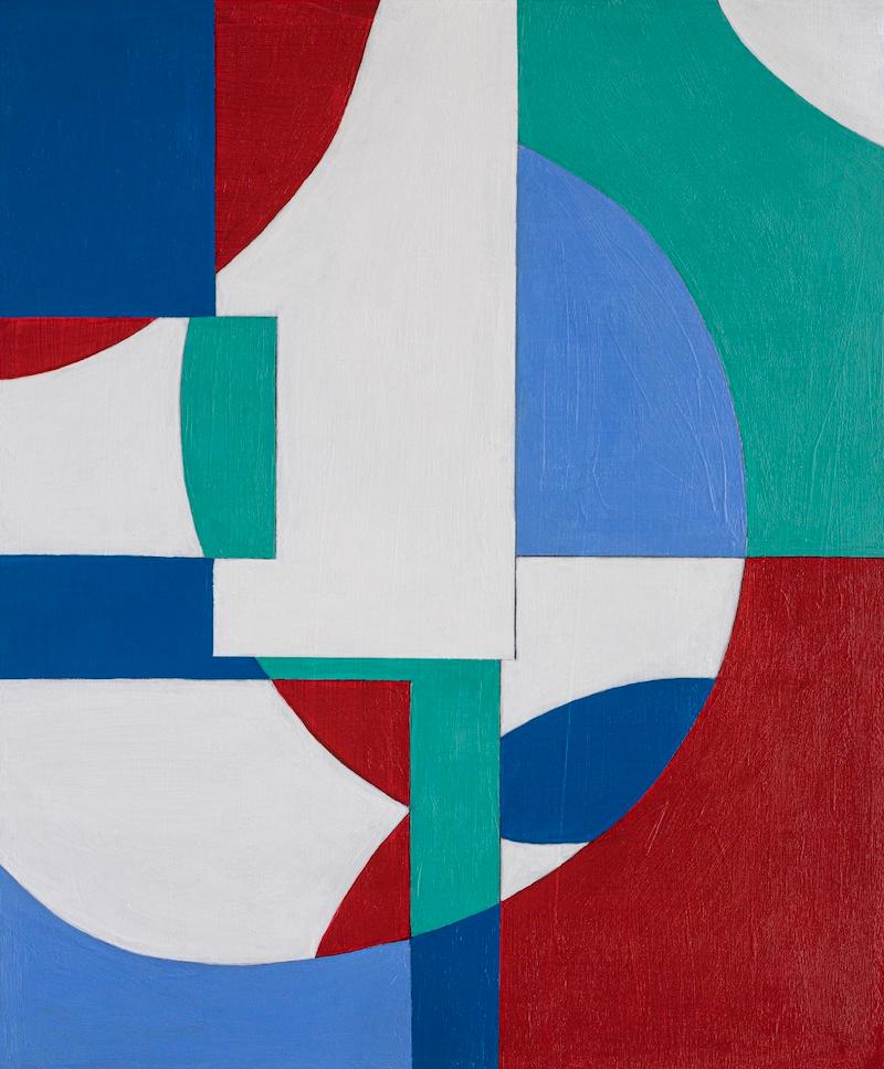 Zach Touchon Abstract Print - GA1220 Limited edition giclee geometric abstraction signed print