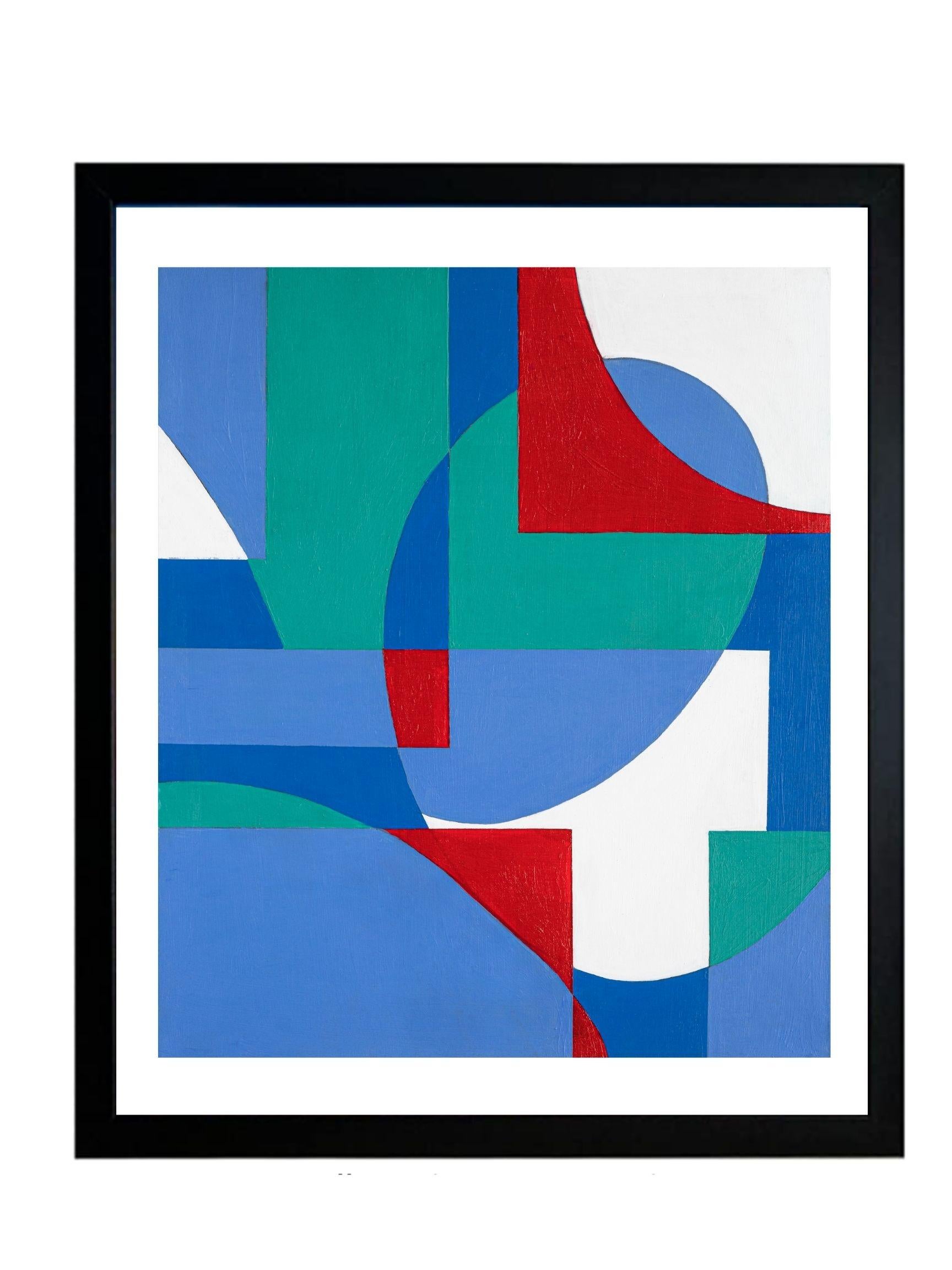 GA1222 Limited edition 2/10 giclee geometric abstraction signed print For Sale 5