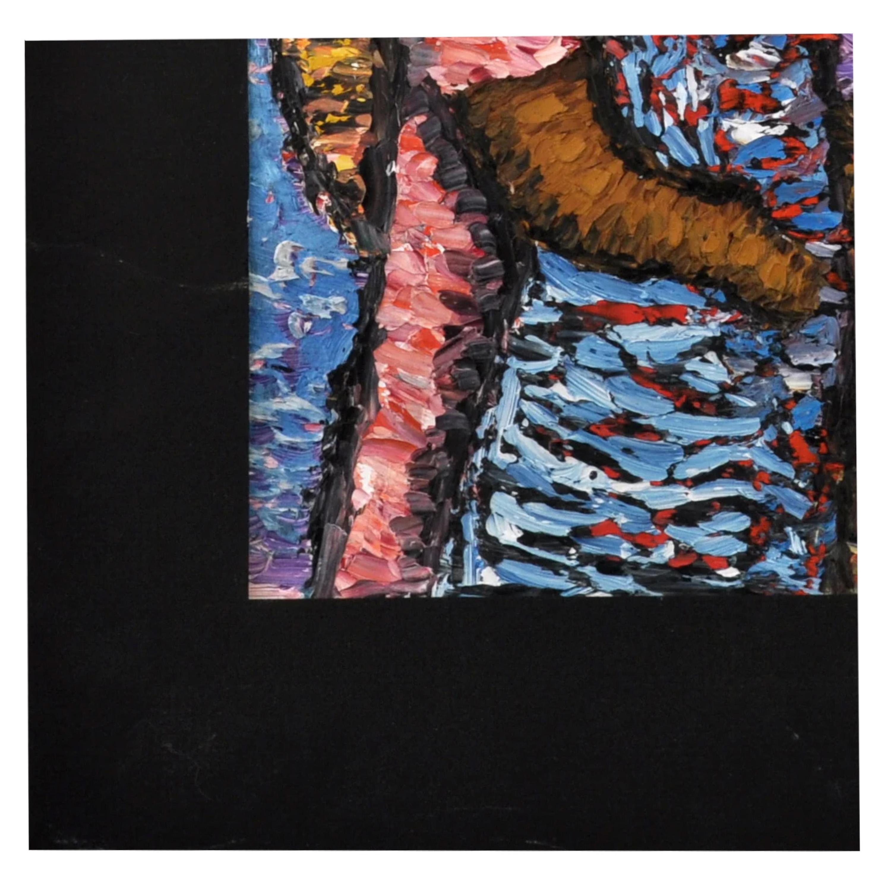 Pittura ad olio figurativa africana contemporanea di Zacharia Mbutha Kenya 1980 in vendita 4