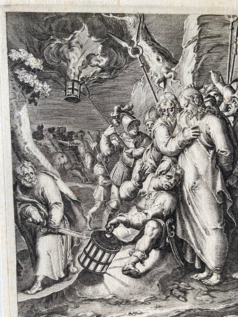 Zacharias Dolendo Arrest of Christ, Engraving, a. Karel van Mander, p