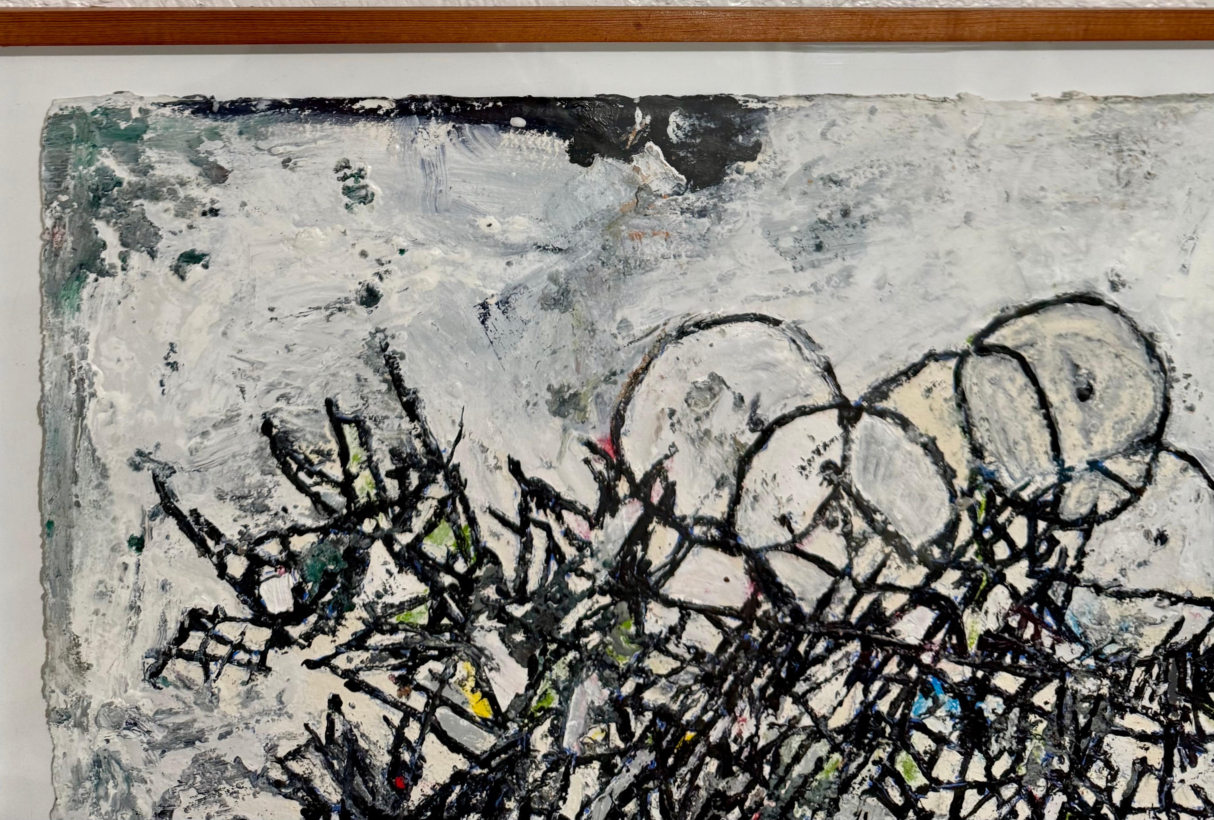 Ölgemälde Abstrakte Zeitgenössische Kunst Zachary Armstrong Porträts nach Noah im Angebot 9