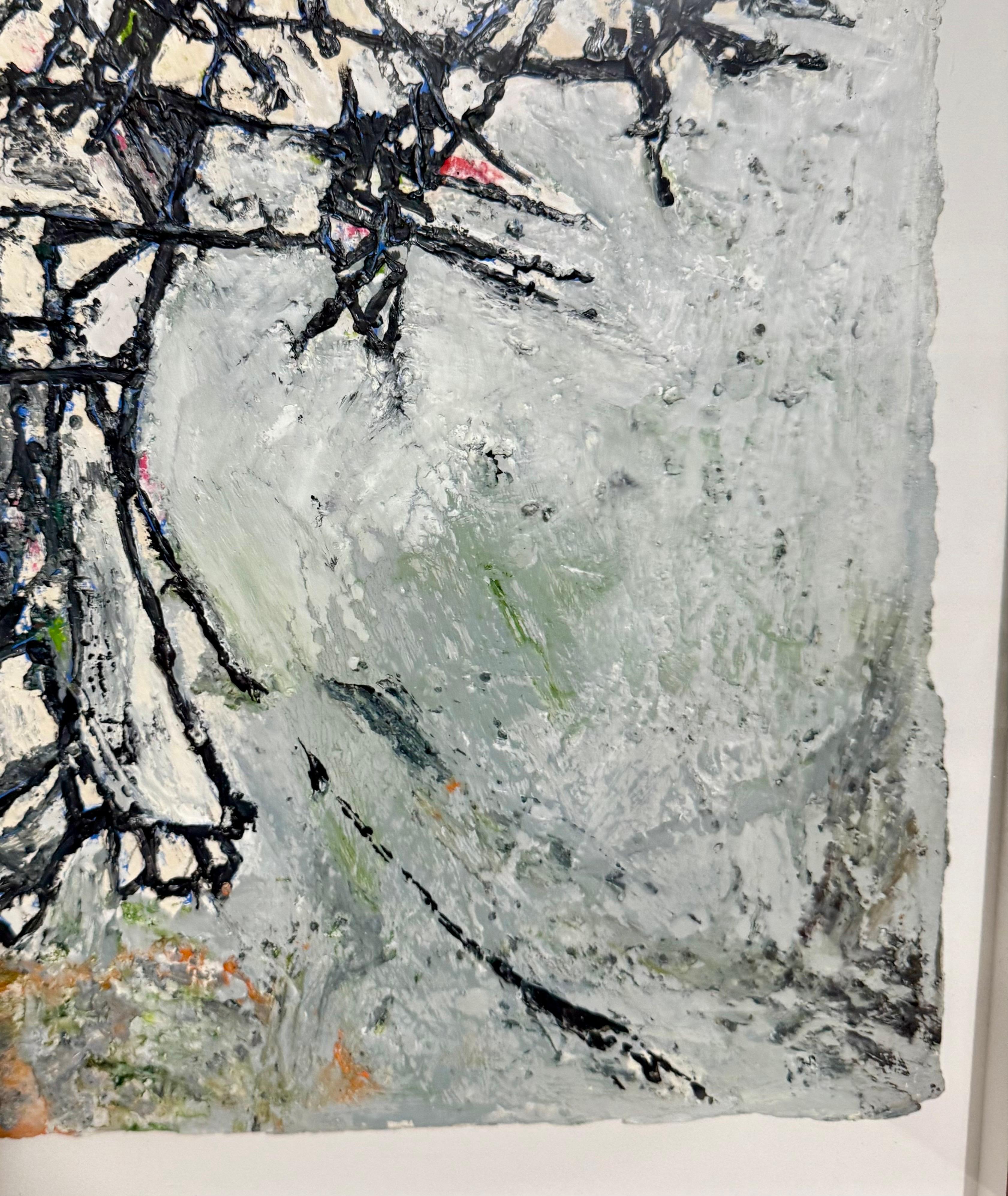 Ölgemälde Abstrakte Zeitgenössische Kunst Zachary Armstrong Porträts nach Noah im Angebot 1