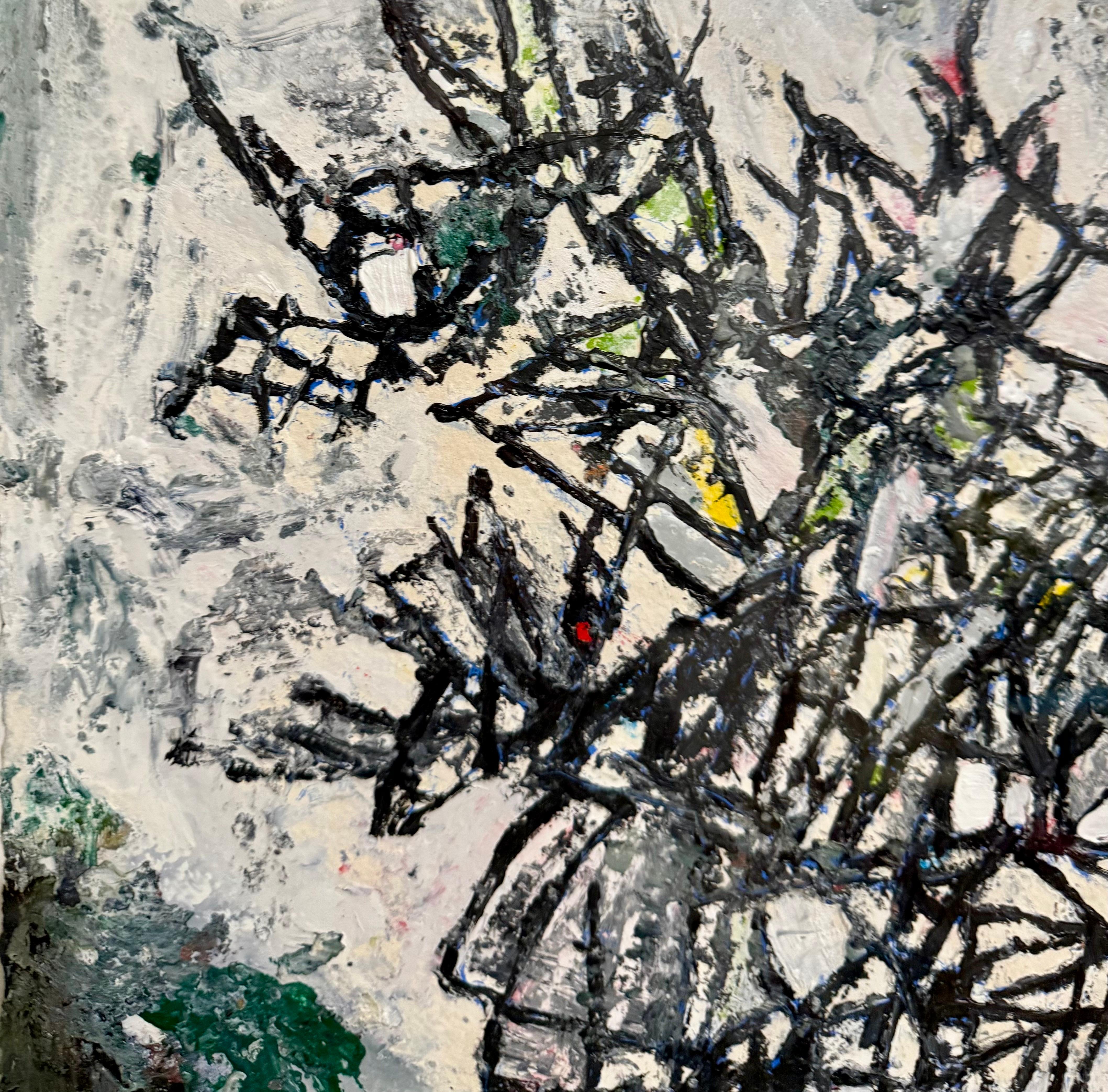 Ölgemälde Abstrakte Zeitgenössische Kunst Zachary Armstrong Porträts nach Noah im Angebot 6