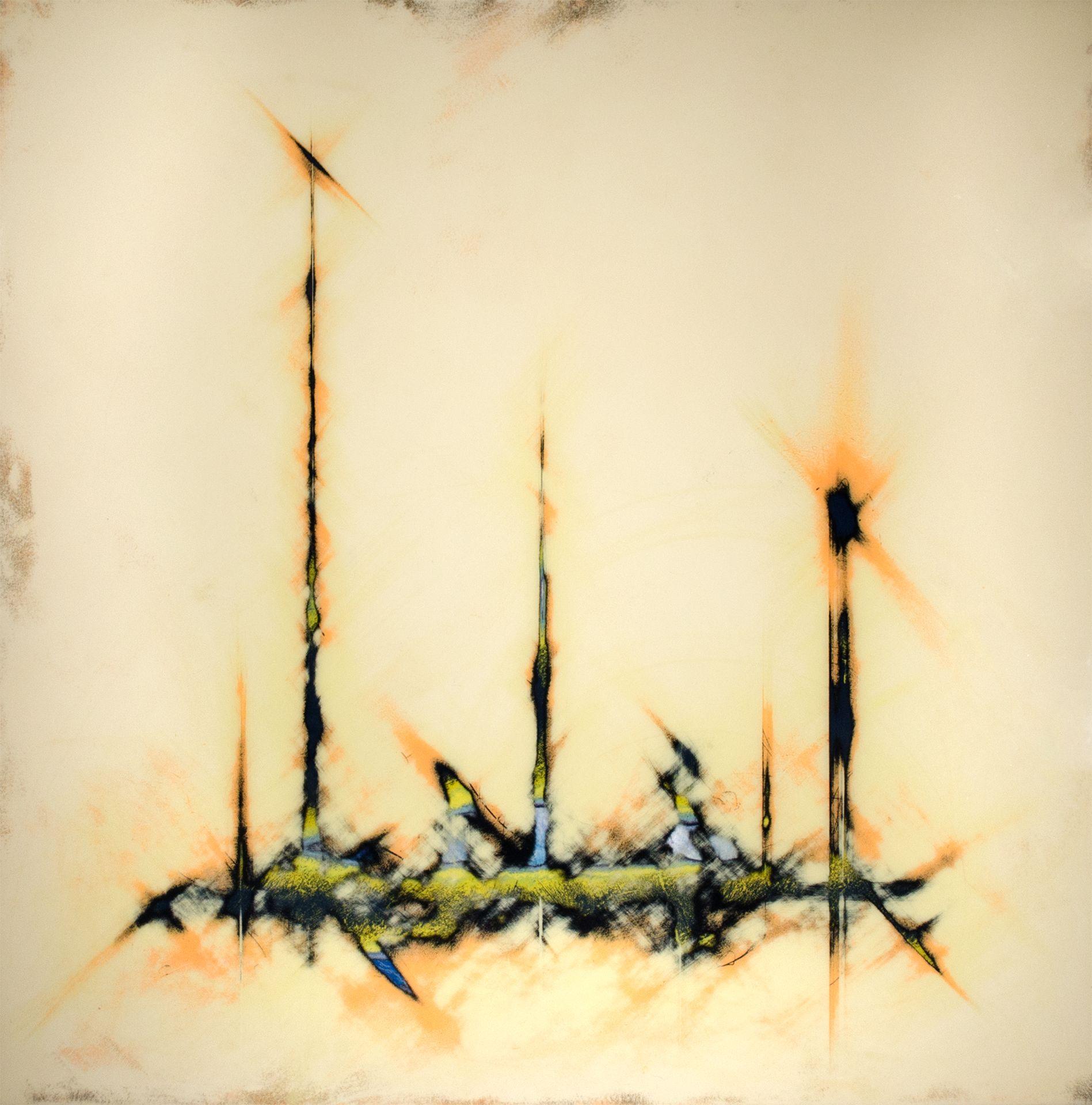 Paisaje urbano, 17-3, Técnica mixta sobre Otro - Mixed Media Art de Zachary Hunt