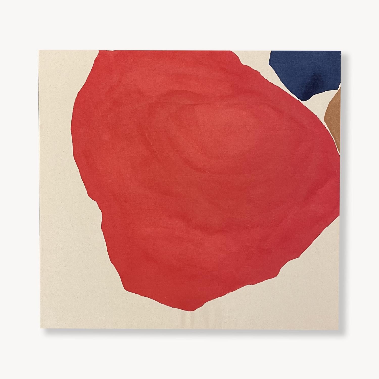 Carrying a Big Thing, Abstract Acrylic Painting on Canvas, 2010s