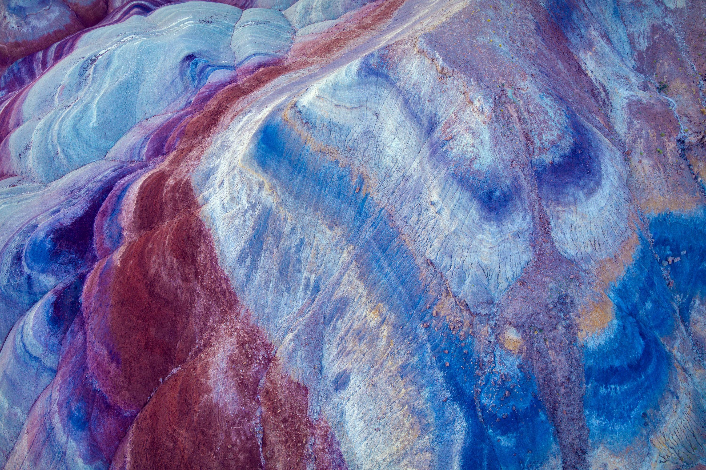 Zack Seckler Landscape Photograph - Bentonite Swirl