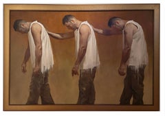 Porteurs en marche - Peinture à l'huile originale - Zack Zdrale