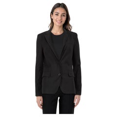 Zadig & Voltaire Black Back Crystal Skull Blazer Size M