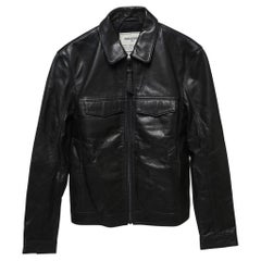 Zadig & Voltaire Black Leather Lasso Jacket XS