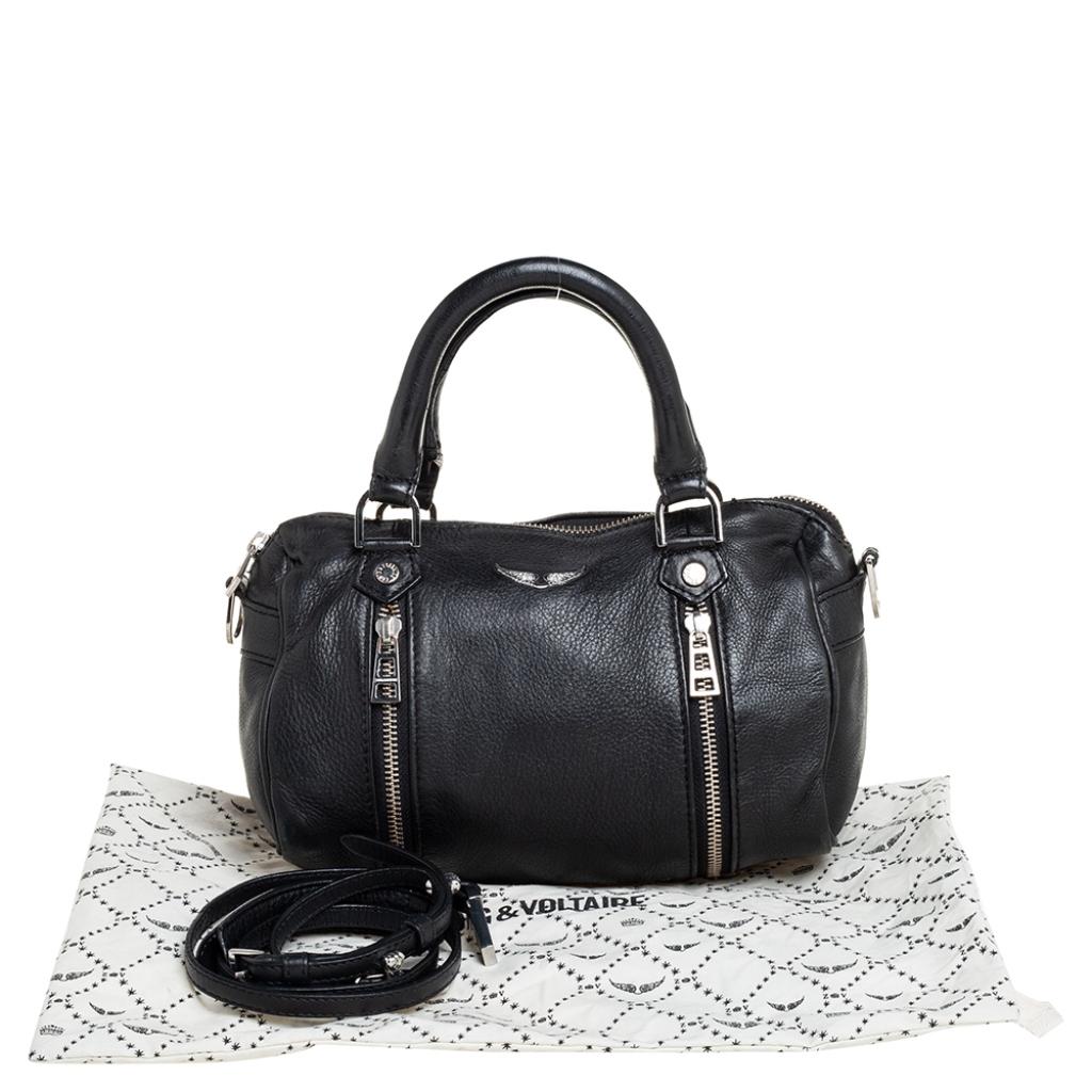 Zadig & Voltaire Black Leather Sunny Satchel 7