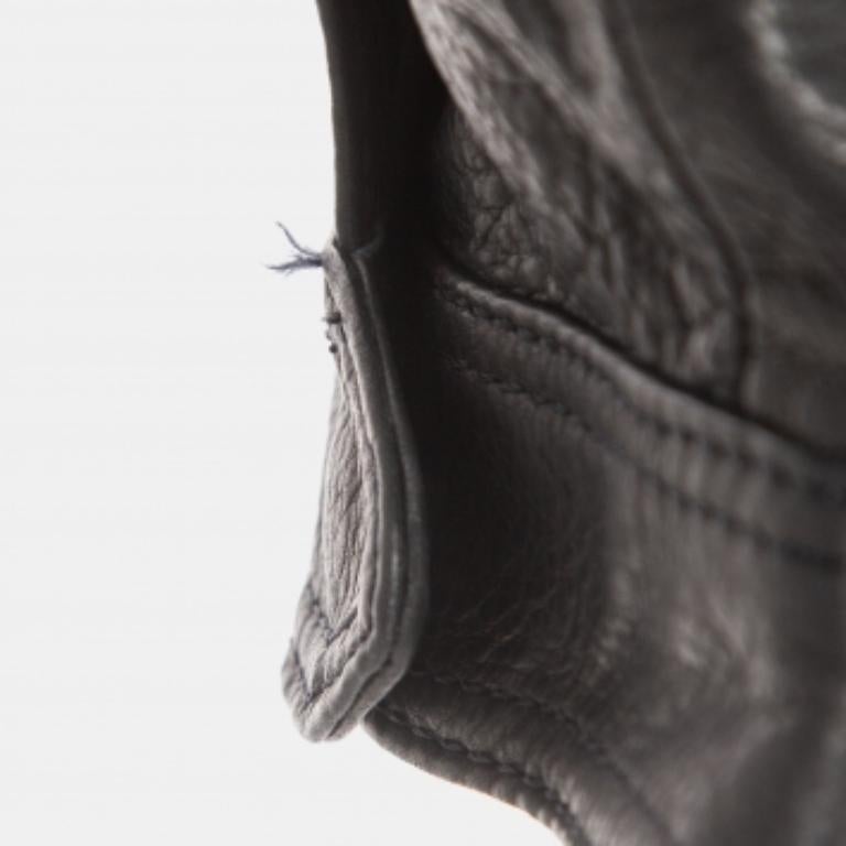 Zadig & Voltaire Veste zippée en cuir noir S Bon état - En vente à Dubai, Al Qouz 2