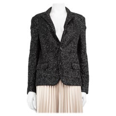 Zadig & Voltaire Black Sequin Blazer Jacket Size M
