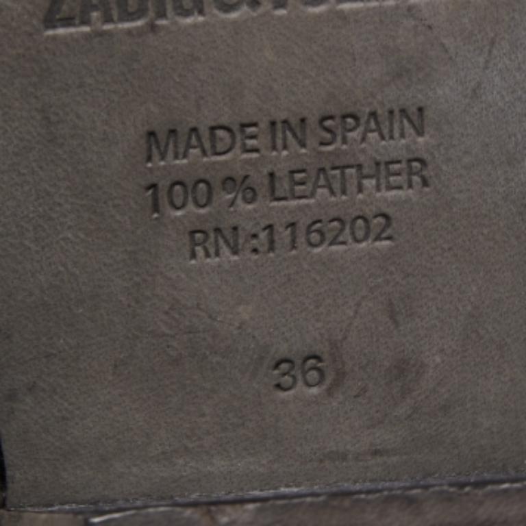 Zadig & Voltaire Schwarze Wildlederstiefeletten aus Wildleder Größe 36 im Zustand „Gut“ im Angebot in Dubai, Al Qouz 2