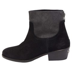 Zadig & Voltaire Black Suede Ankle Boots Size 36