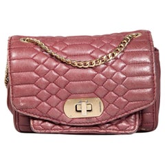 Zadig & Voltaire Burgundy XS Skinny Love Scales Crossbody
