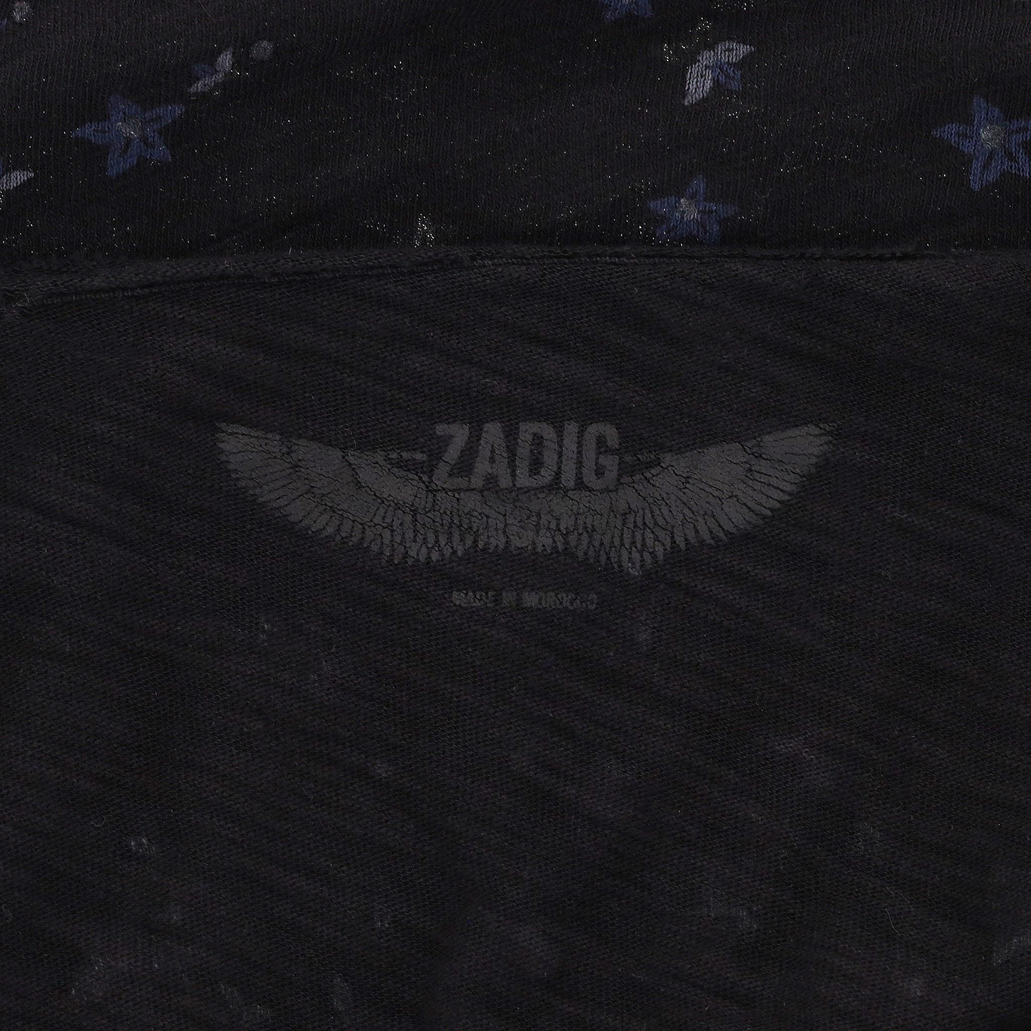 Zadig & Voltaire Baumwolltop mit Totenkopfmotiv Damen im Angebot