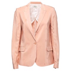 Zadig & Voltaire Deluxe Pink Star Jacquard Victor Jacq Blazer S