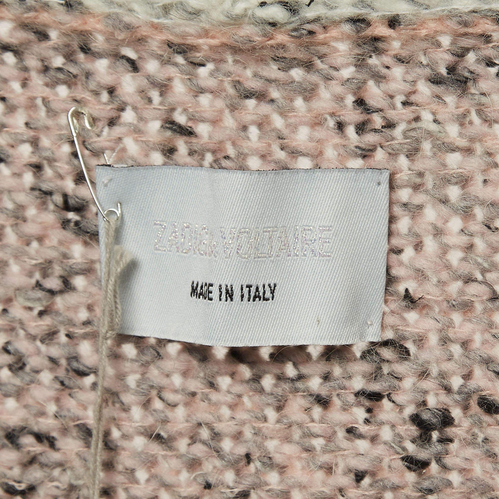 Zadig & Voltaire Grey Knit Open Cardigan XS/S 1