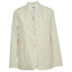 Zadig 
Voltaire Ivory White Cotton Blazer S