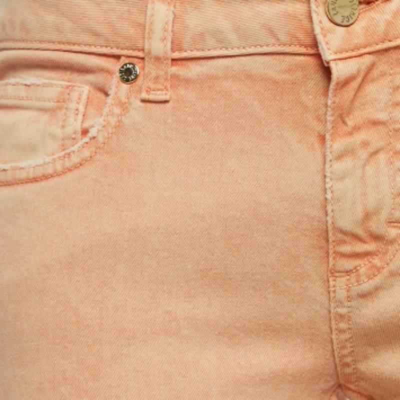 Zadig & Voltaire Vaquero Lavado Naranja Claro Vaqueros Eva Snow M Cintura 27 en venta 1