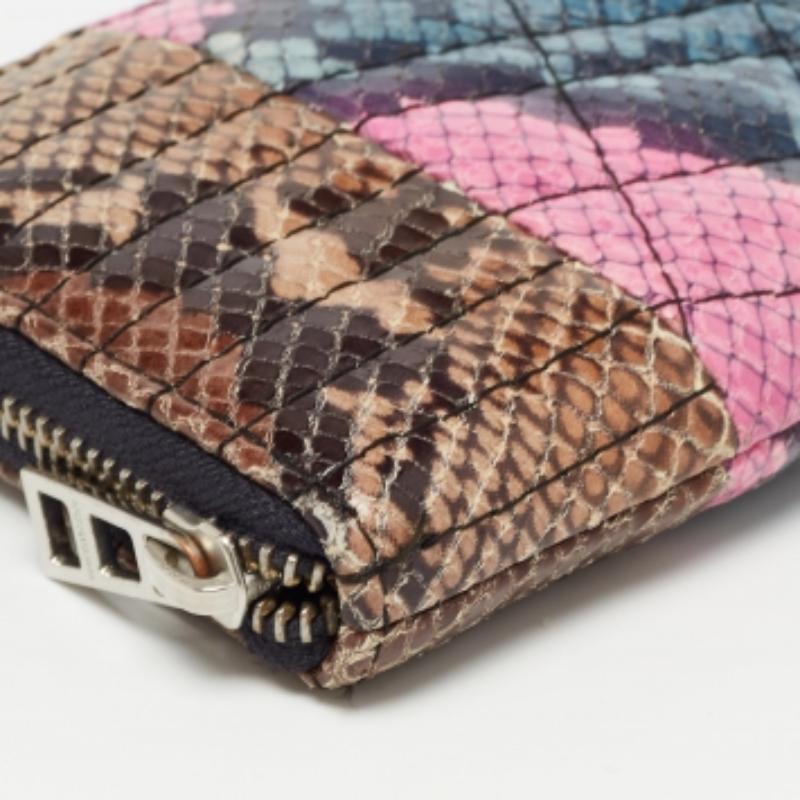 Cartera continental con cremallera multicolor Zadig & Voltaire Gris en venta