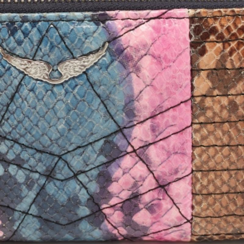 Cartera continental con cremallera multicolor Zadig & Voltaire en venta 2
