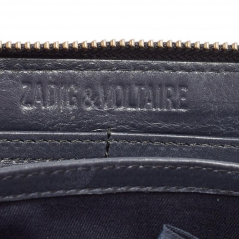 Cartera continental con cremallera multicolor Zadig & Voltaire en venta 3