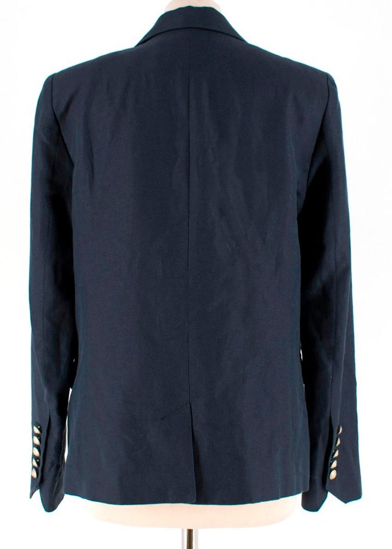 Zadig and Voltaire Navy Deluxe Blazer US 6 For Sale at 1stDibs