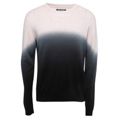 Zadig & Voltaire Pink/Blue Ombre Knit Kennedy Sweater L