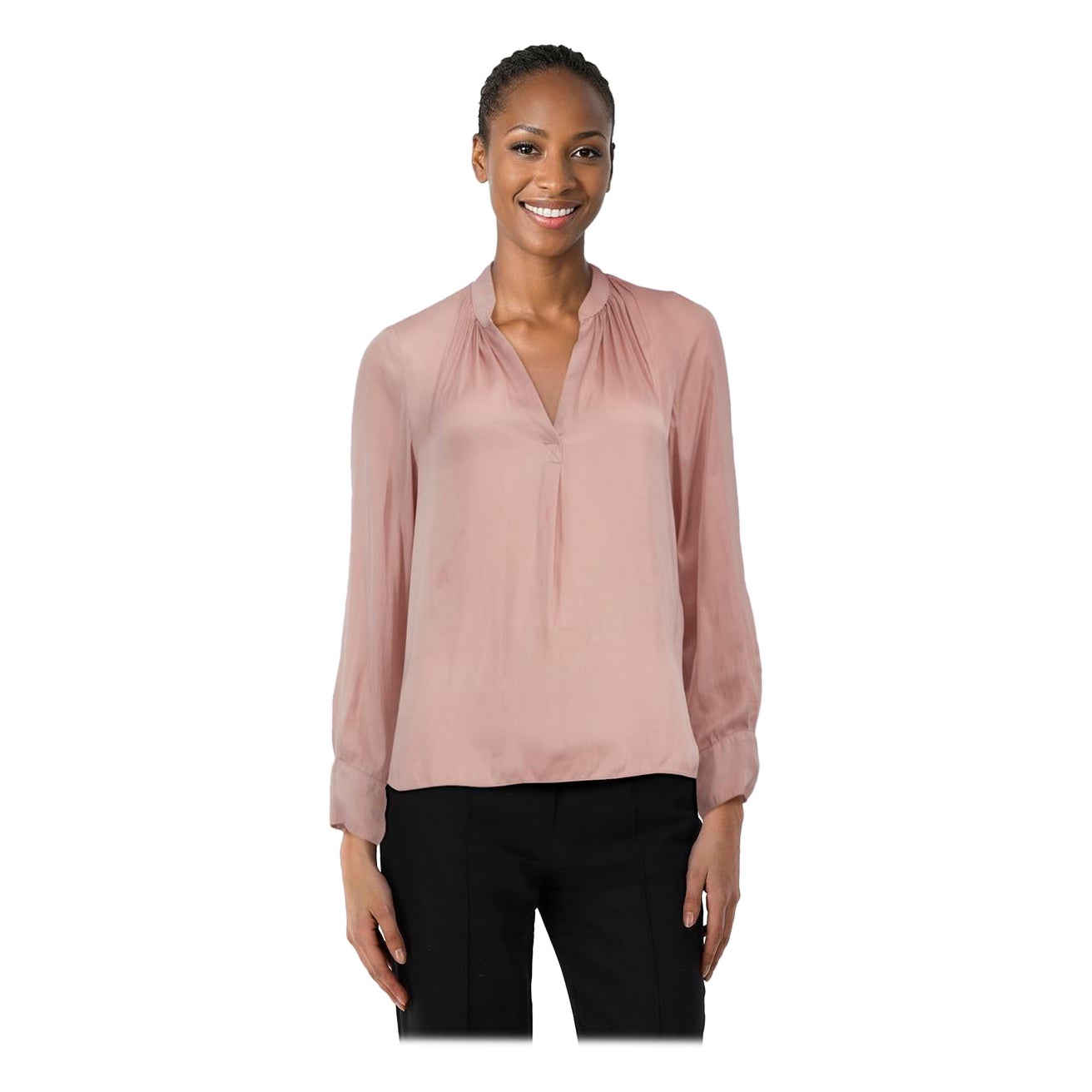 Zadig 
Voltaire Pink Tink Satin Blouse Size XS