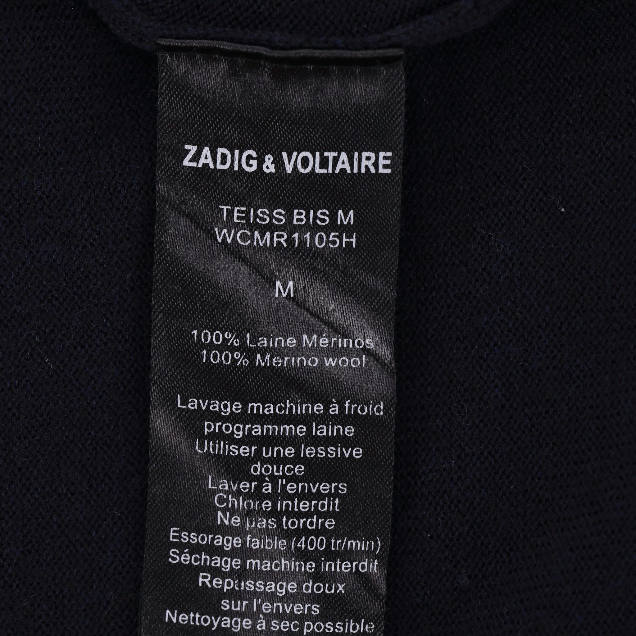 Top in lana con stampa teschio di Zadig & Voltaire in vendita 2