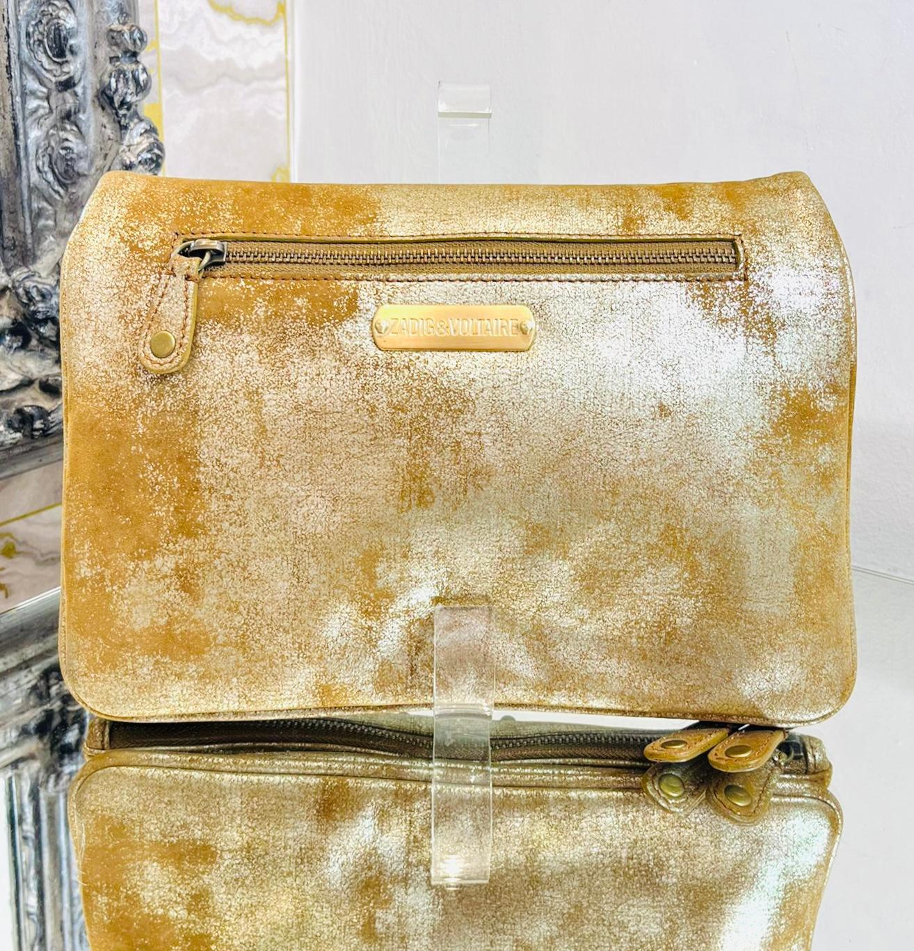 gold zadig and voltaire bag