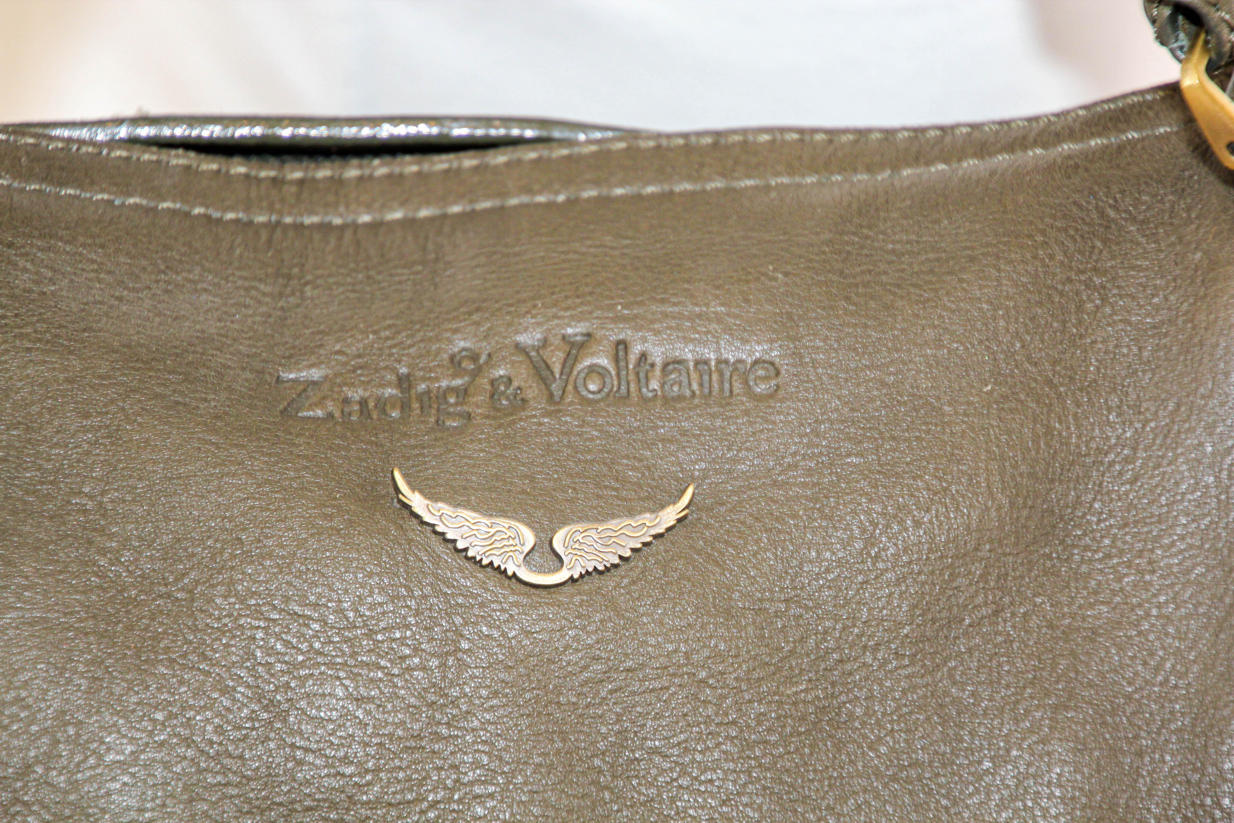 Zadig & Voltaire Sunny Leather Medium Tote Handbag For Sale 8