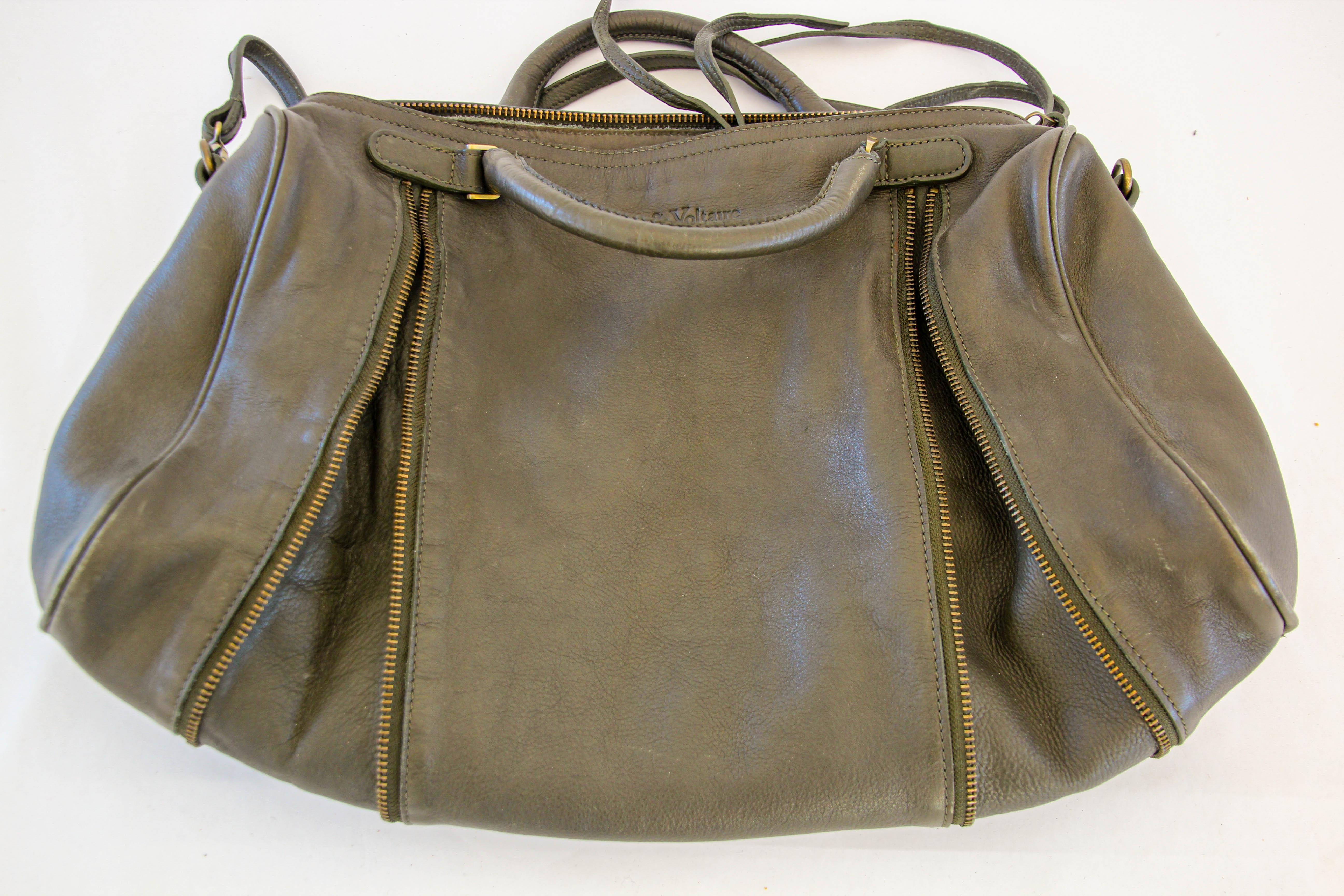 Zadig & Voltaire Sunny Leather Medium Tote Handbag For Sale 11