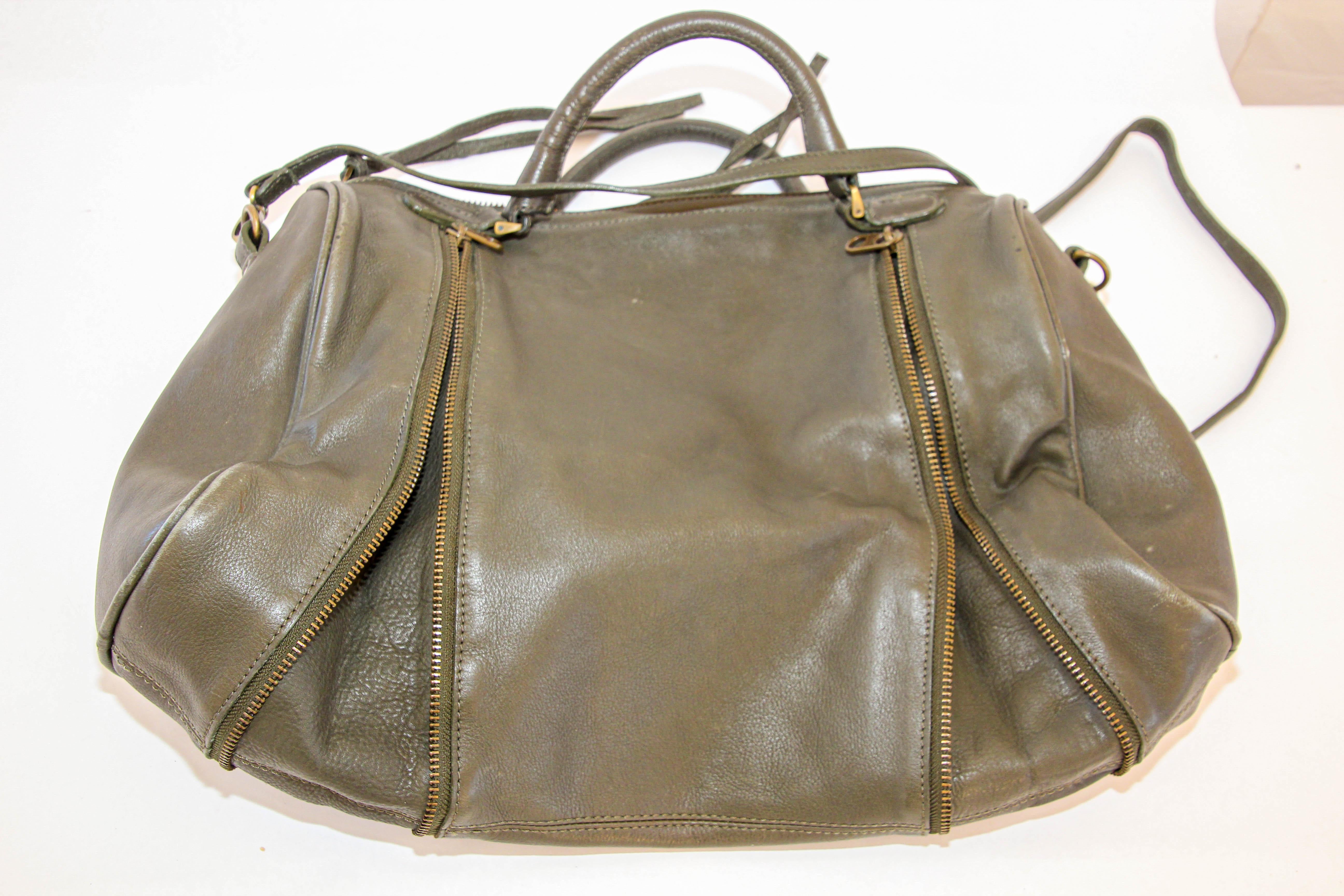 Zadig & Voltaire Sunny Leather Medium Tote Handbag For Sale 12