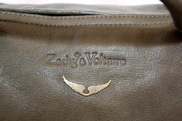 Zadig and Voltaire Sunny Leather Medium Tote Handbag For Sale at 1stDibs