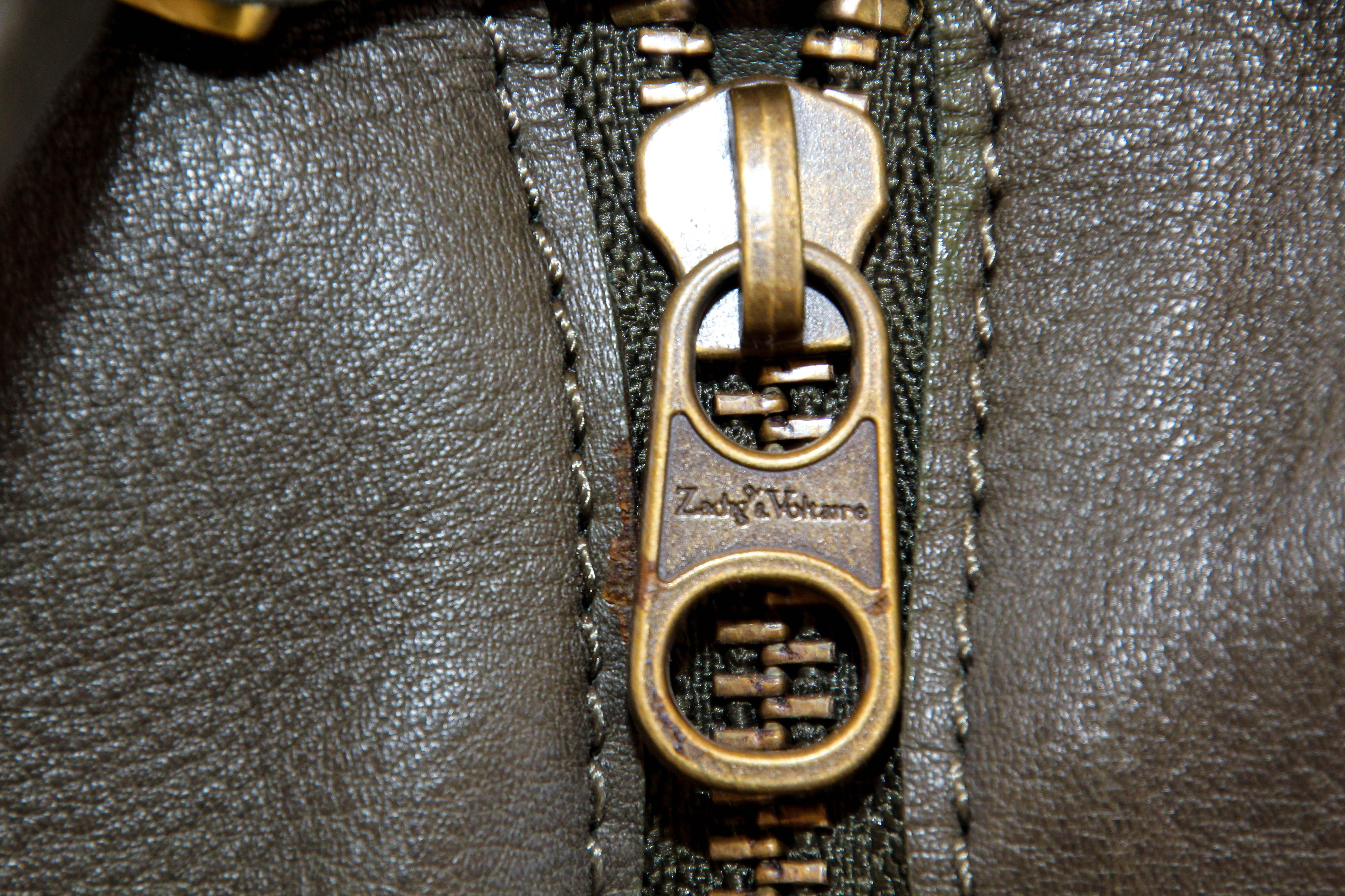 Zadig & Voltaire Sunny Leather Medium Tote Handbag For Sale 2