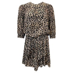 Zadig & Voltaire Tiered Leopard-Print Mini Dress