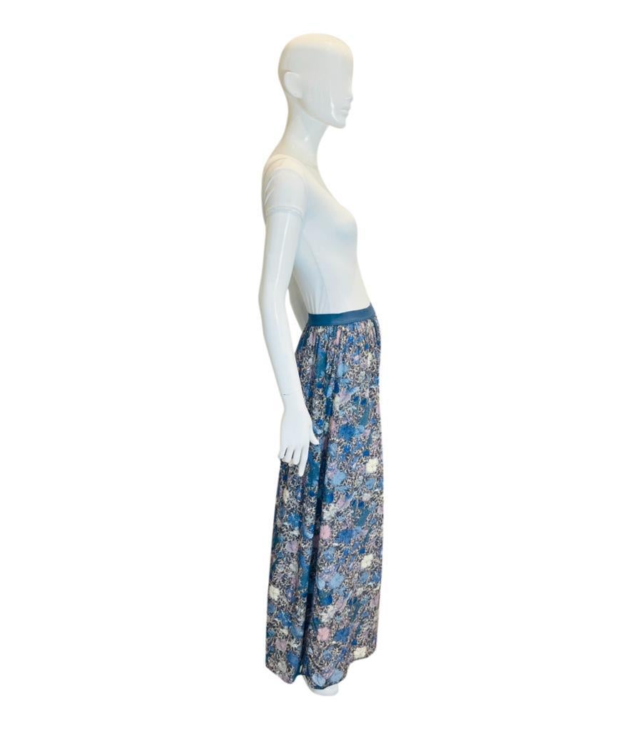 Zadig & Voltaire Wild Garden Maxi Skirt In Excellent Condition For Sale In London, GB