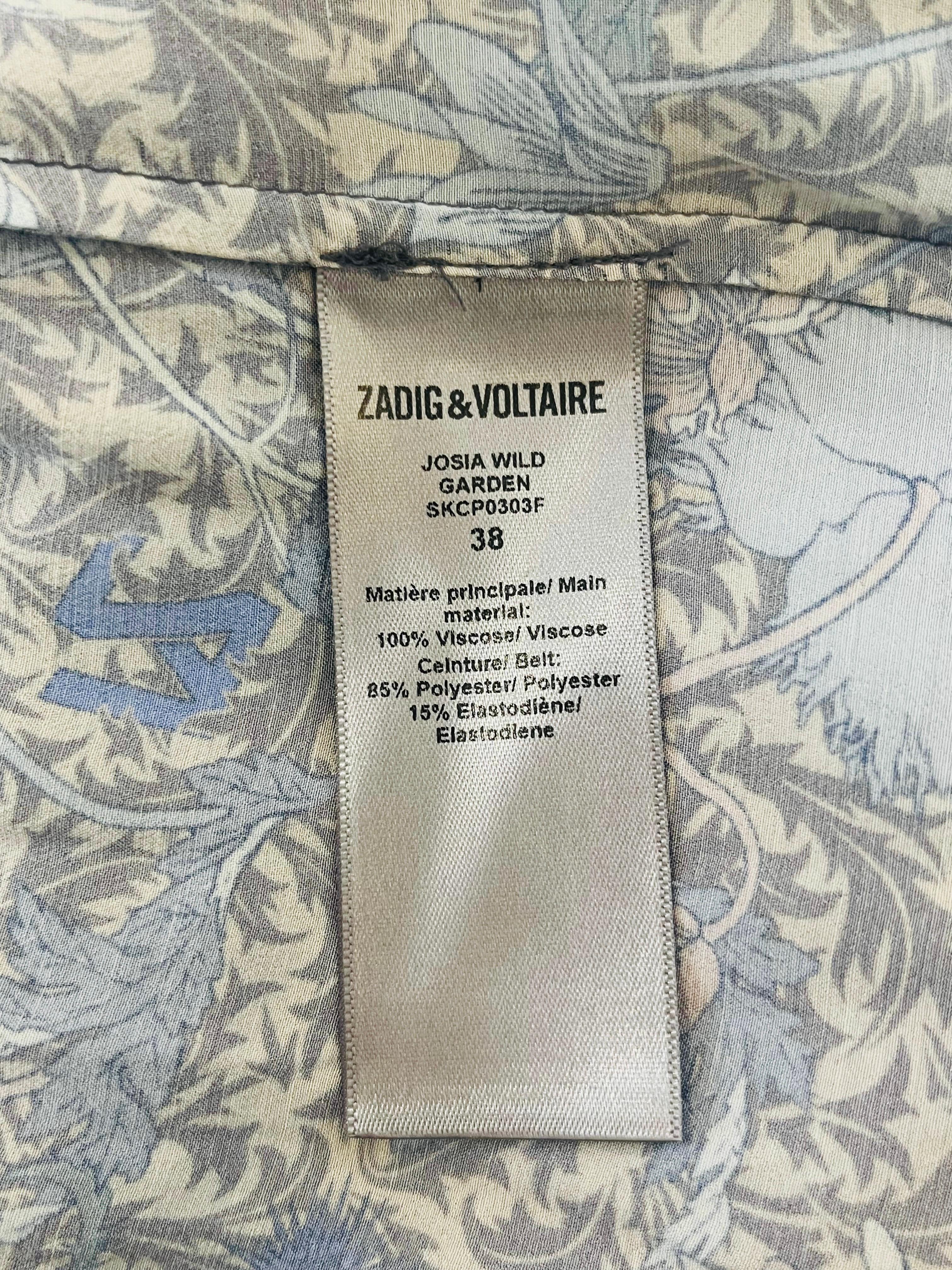 Zadig & Voltaire Wild Garden Maxi Skirt For Sale 4