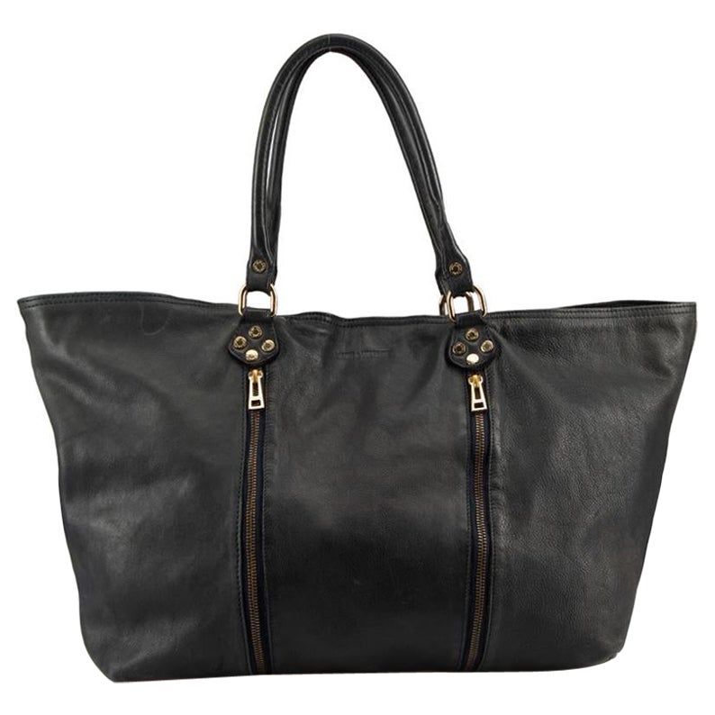 Zadig & Voltaire Sac fourre-tout en cuir noir pour femme