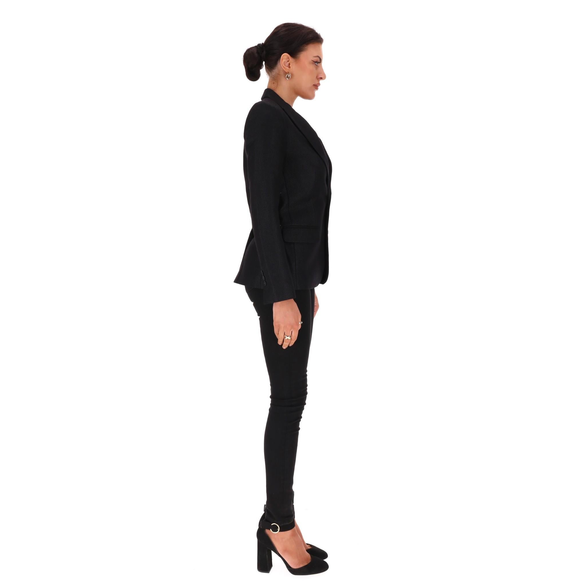 Black Zadig & Voltaire Wool Jacket For Sale