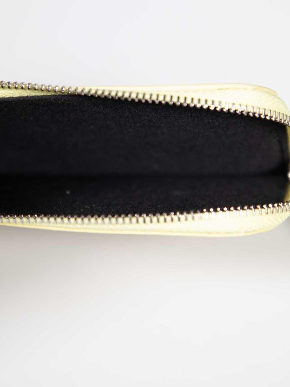Zadig & Voltaire Yellow Leather Woven Detail Purse For Sale 1