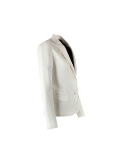 Zadig & Voltaire Zadig & Voltaire Deluxe White Diamond Jacquard Frayed Hem Blaze