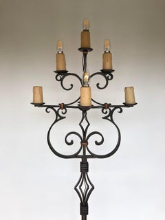 Zadounaisky Lampadaire Art Déco